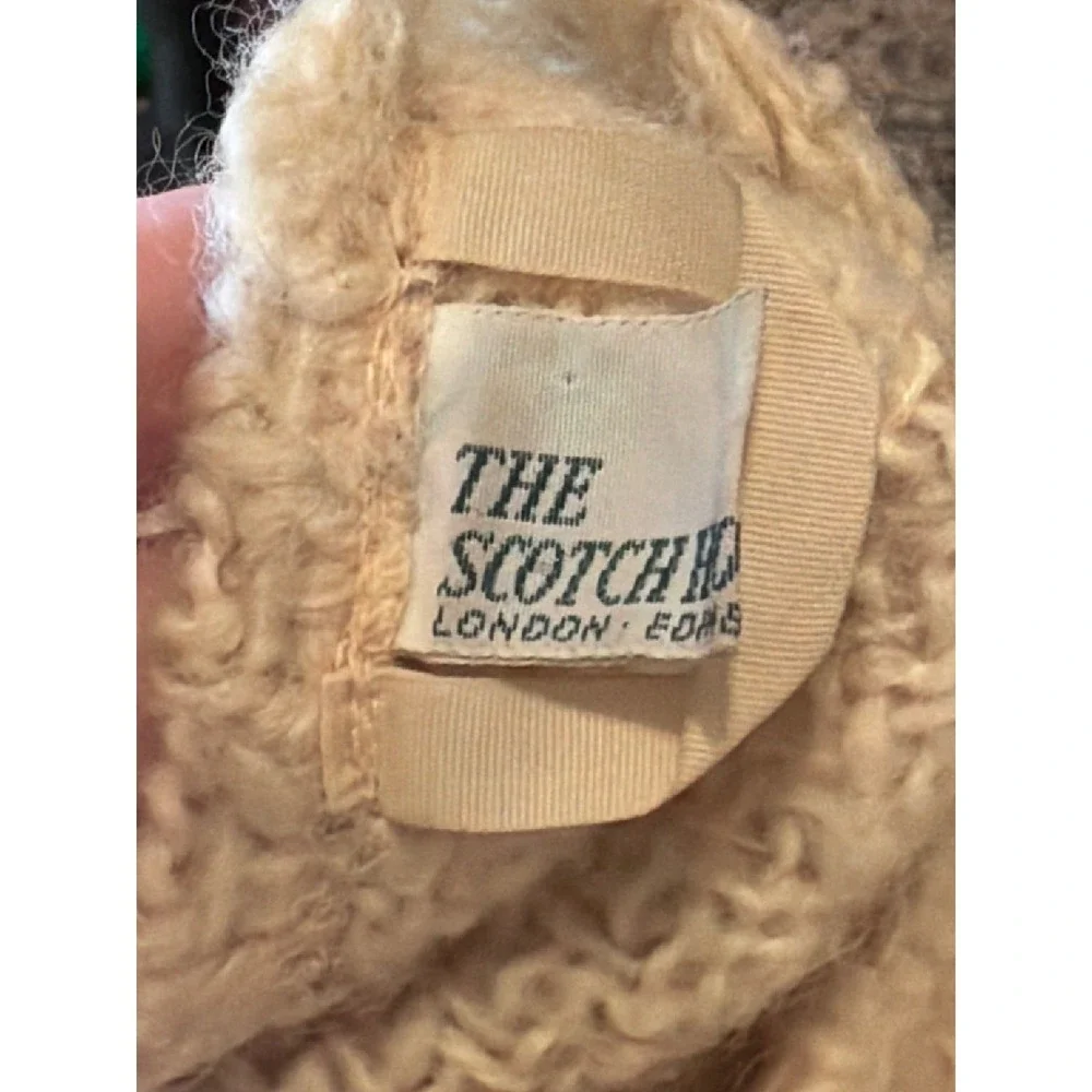 VTG The Scotch House Cream Wool Blend Dolman Cape Coat Open Front Heritage - Picture 6 of 9